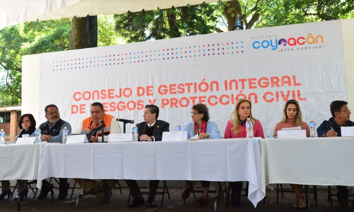 Instalan Consejo de Protección Civil en Coyoacán