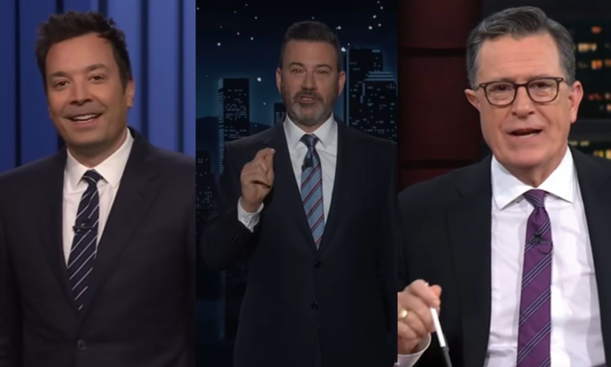 Jimmy Fallon, Stephen Colbert y Jimmy Kimmel, manifestaron con mucho humor su “enfado” ante el resultado electoral en EU