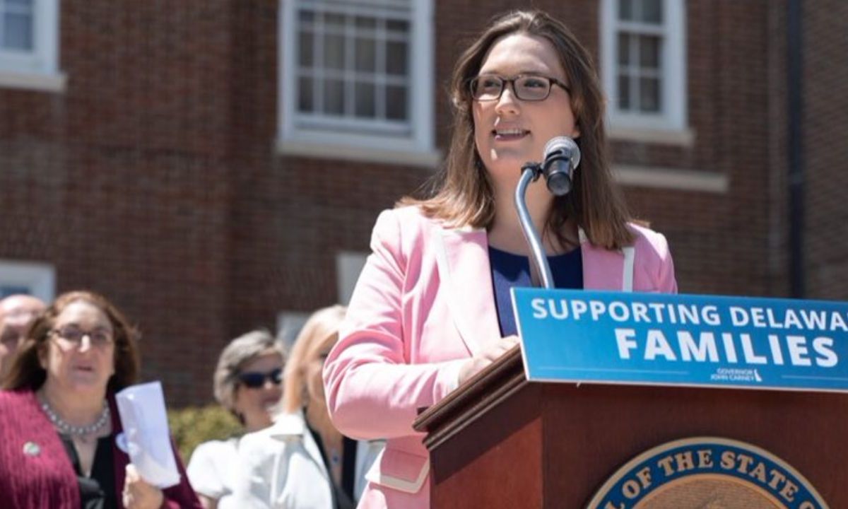 Sarah McBride agradeció a los votantes por llegar al Congreso