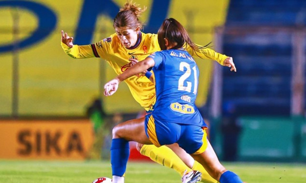 Las Águilas y Felinas empataron en el primer juego de las semifinales de la Liga MX Femenil.