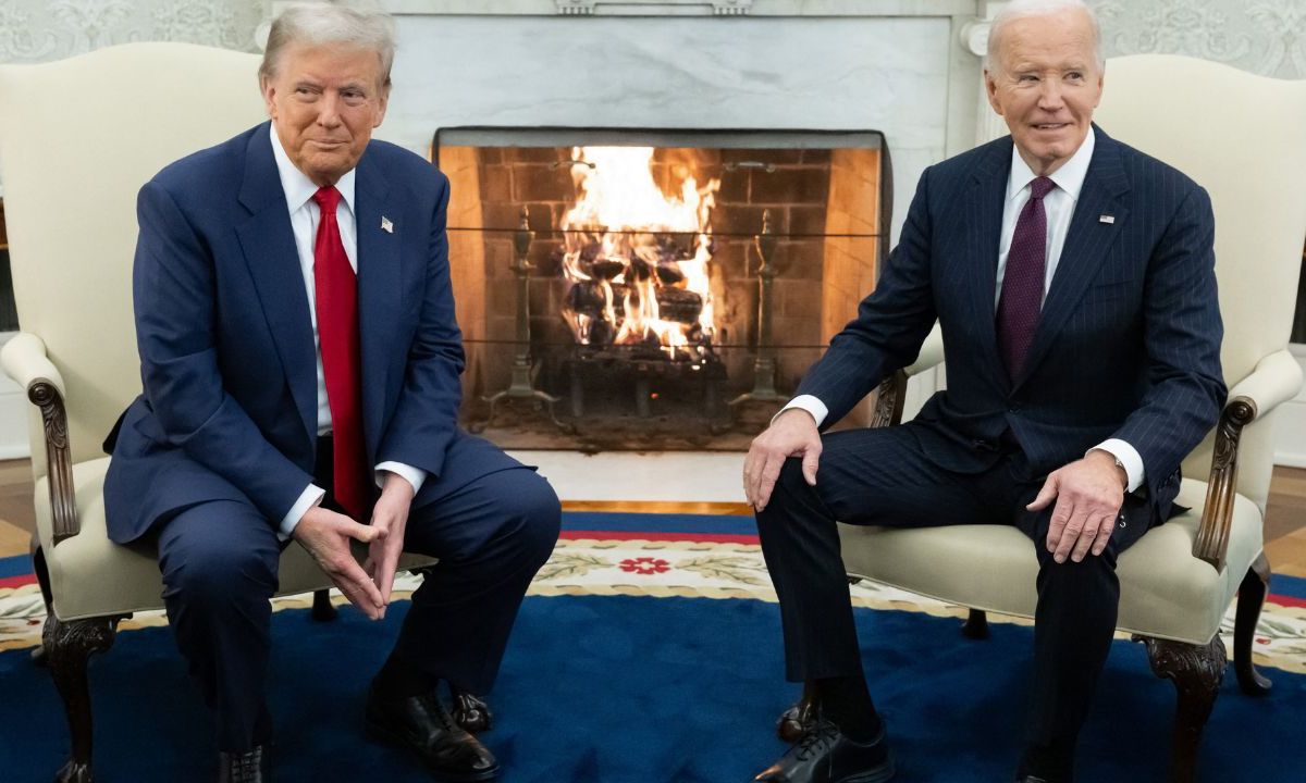 Joe Biden y Donald Trump se reúnen en la Casa Blanca