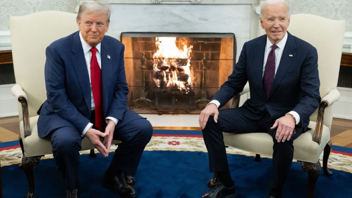 Joe Biden y Donald Trump se reúnen en la Casa Blanca