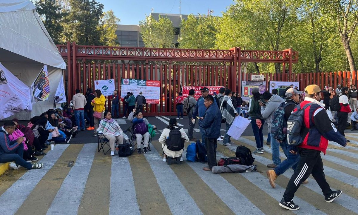 Bloqueo de accesos en San Lázaro 12 de noviembre de 2024