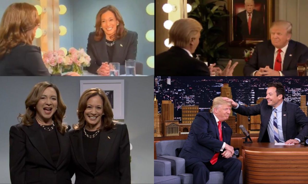 Kamala Harris participó en SNL junto a la comediante Maya Rudolph