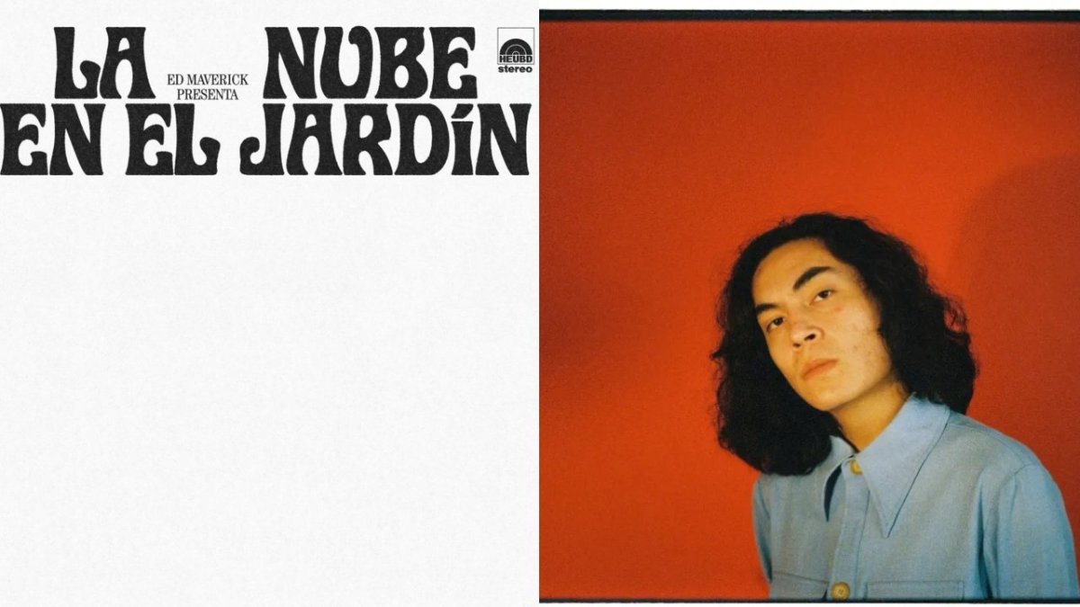 Portada del disco 'La nube en el jardín' del cantante mexicano Ed Maverick