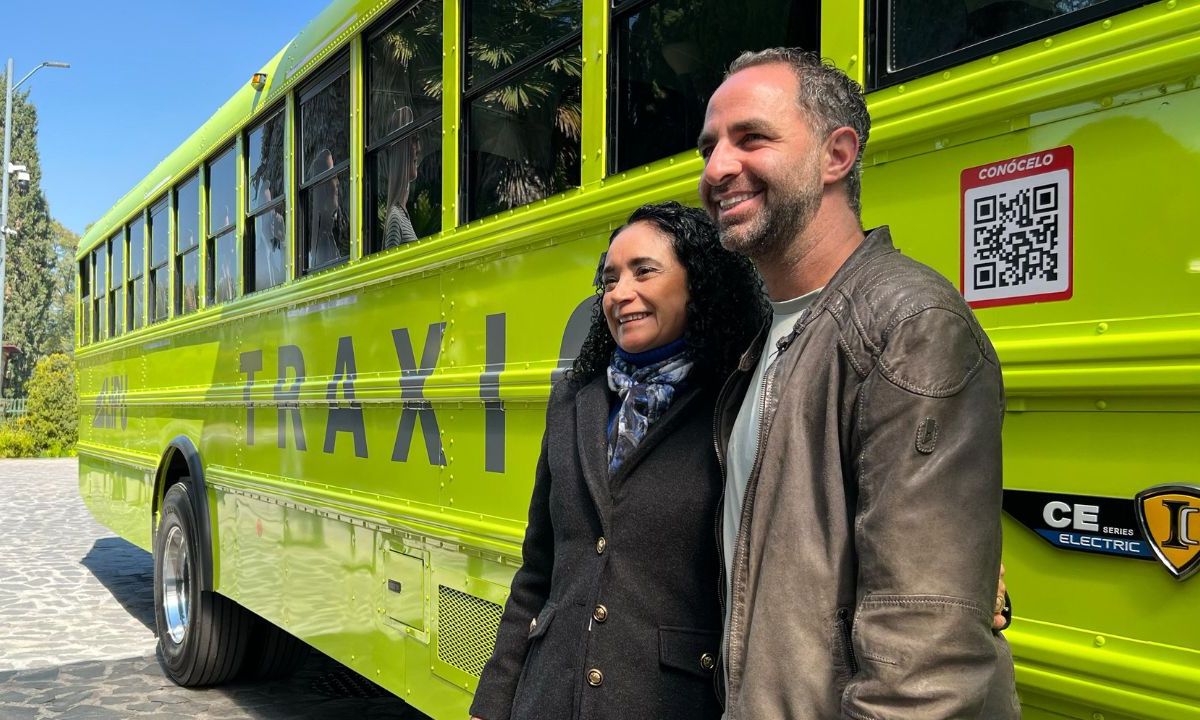 La CDMX puso en marcha, en el oriente de la capital, el primer autobús eléctrico destinado exclusivamente al transporte escolar.