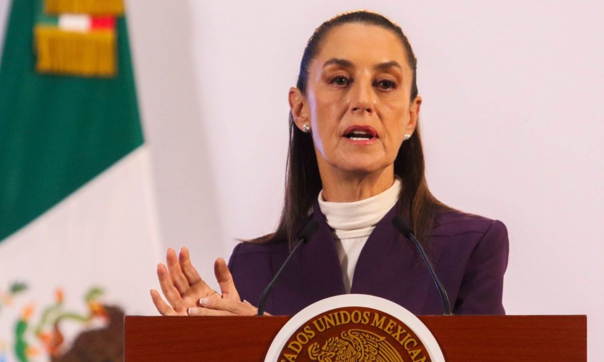 La Presidenta de México Claudia Sheinbaum en conferencia de prensa