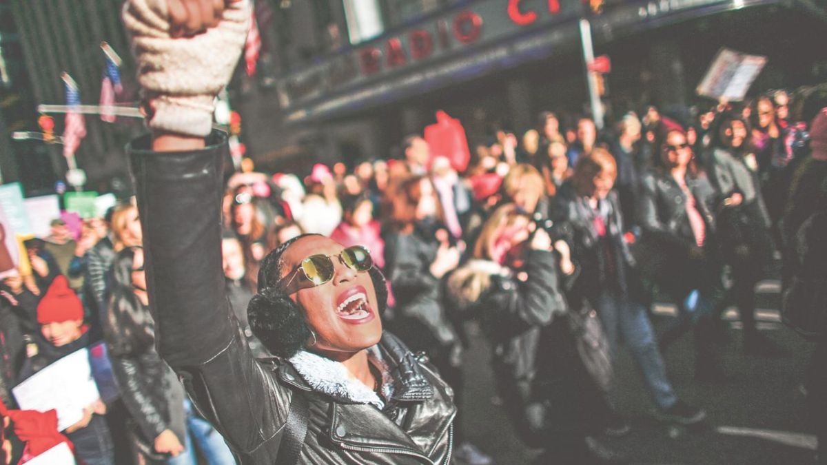 Protesta. El 4B, acrónimo de "no matrimonio, no parto, no citas y no sexo con hombres", gana popularidad en Estados Unidos