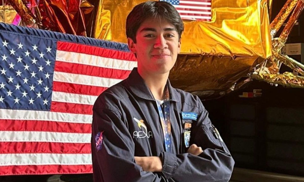 GANADOR. A sus 19 años, ganó el primer lugar en el International Air and Space Program (IASP) 