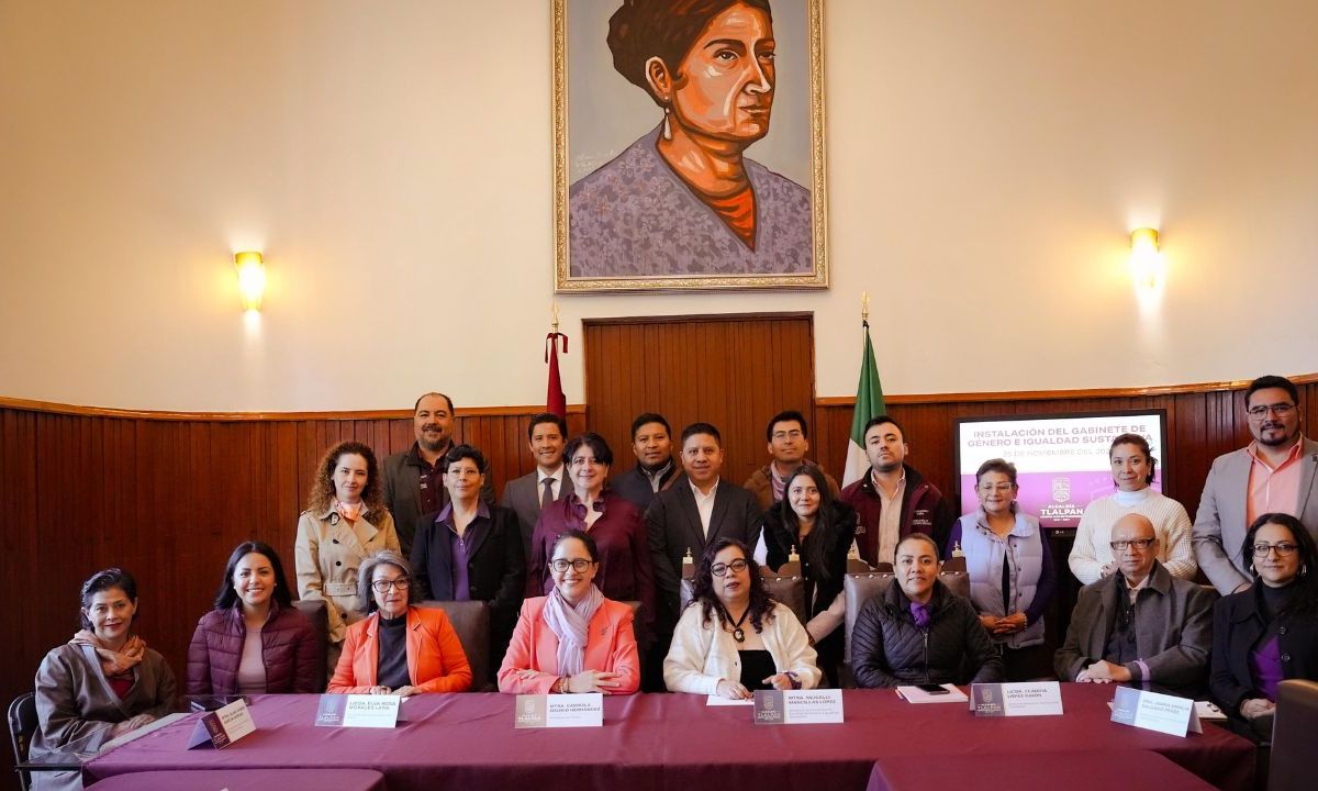 Alcaldía Tlalpan y gabinete nuevo de igualdad.