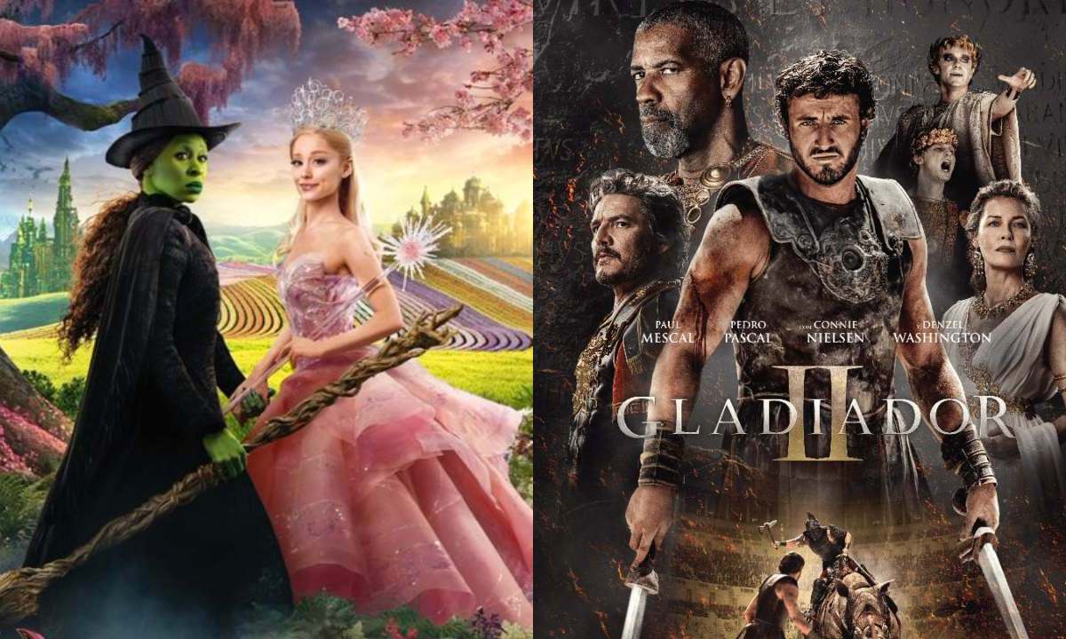 Similar al fenómeno Barbenheimer este fin de semana llegan a los cines dos cintas esperadas: Wicked y Gladiador II.