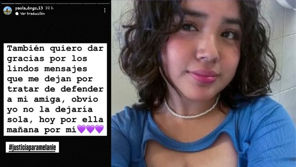 Hablemos de Danna: la amiga que defendió a Melanie de agresión