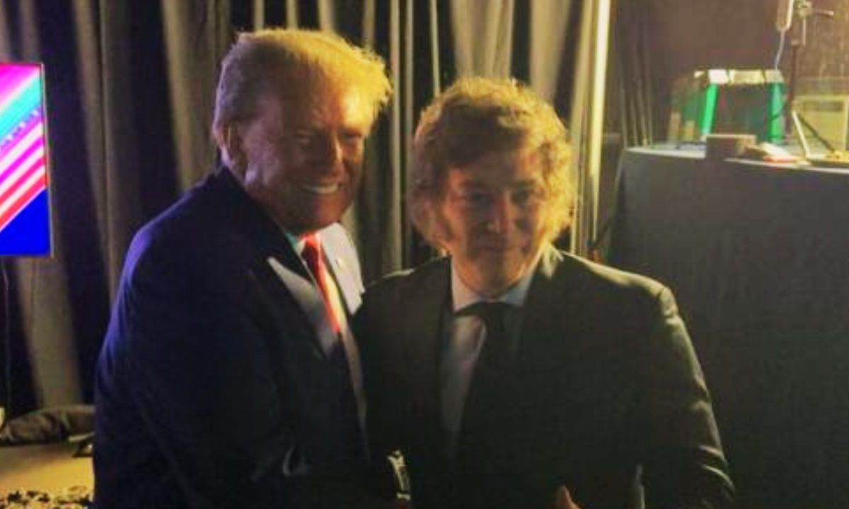 Javier Milei y Donald Trump.