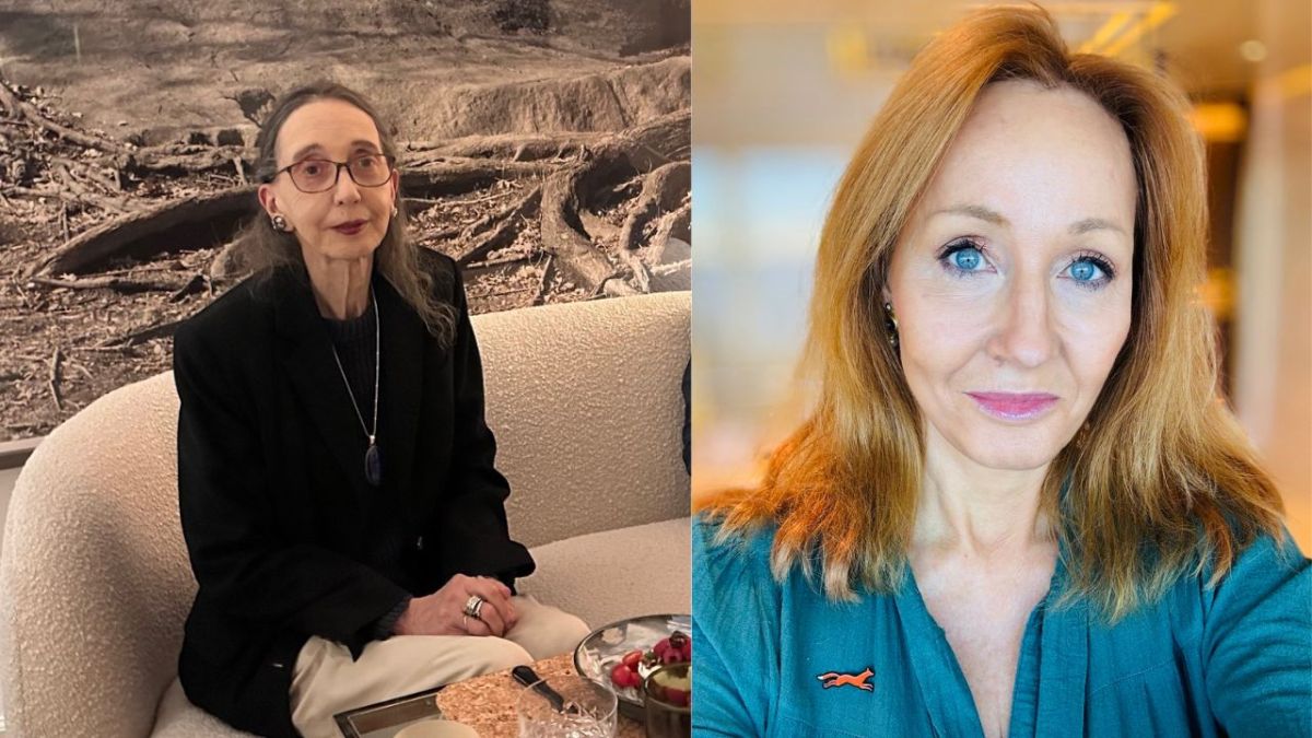 La escritora estadounidense Joyce Carol Oates y la escritora británica, J.K. Rowling, protagonizaron una discusión en la red social X.