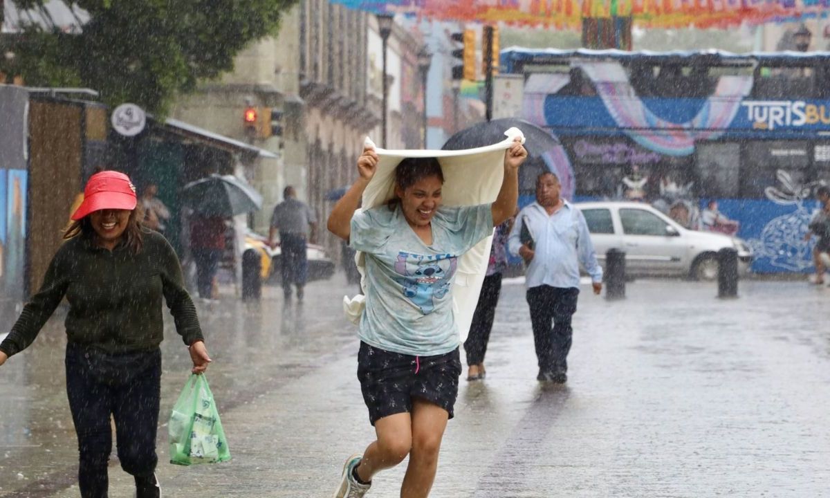 Racha de lluvias en el estado de Oaxaca.