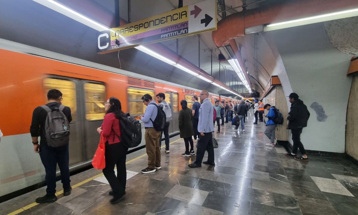 El Metro de la CDMX realiza operativos de seguridad.