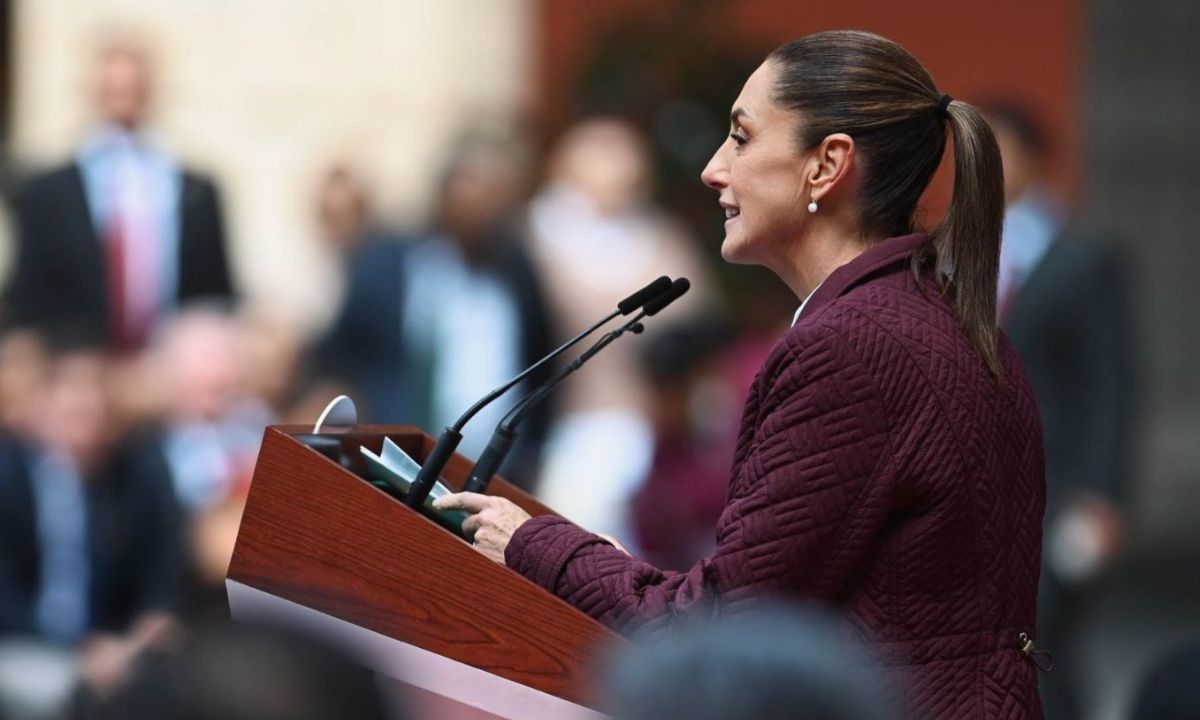 Para la presidenta Claudia Sheinbaum, México es de los países con menos endeudados y menor tasa de desempleo.