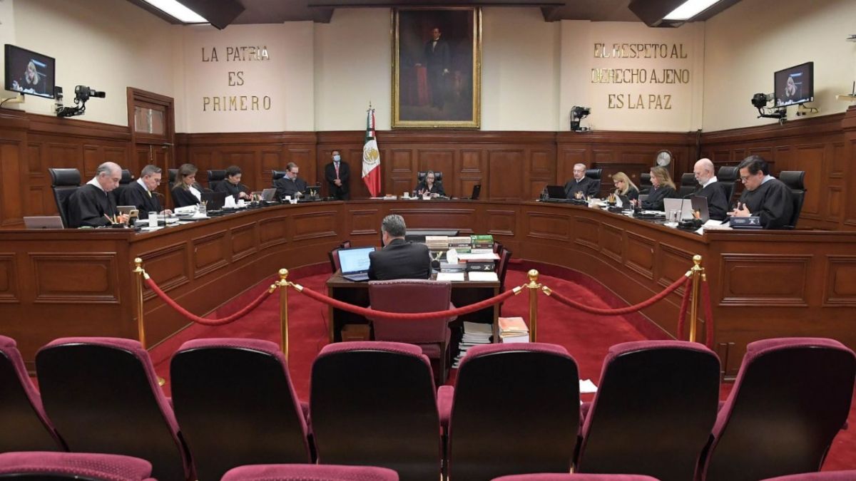 Sesión de la Suprema Corte de Justicia de la Nación