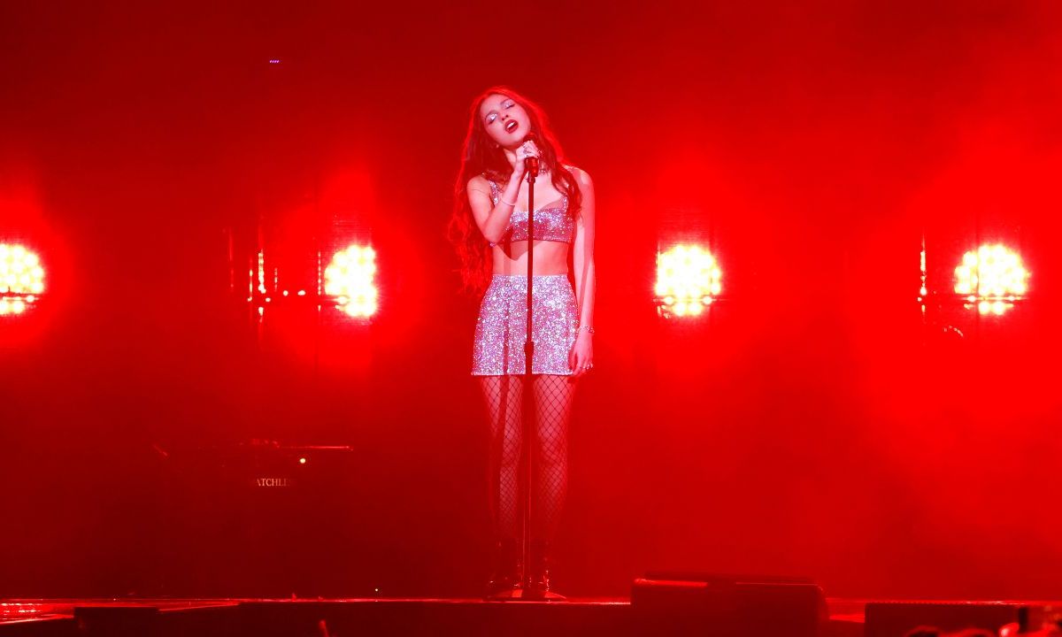 Olivia Rodrigo durante un concierto en Estados Unidos