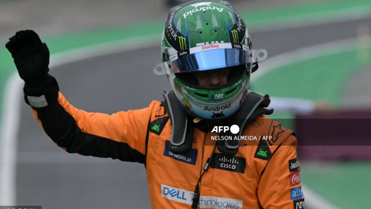 El piloto australiano Oscar Piastri (McLaren) partirá en la primera posición de la carrera esprint