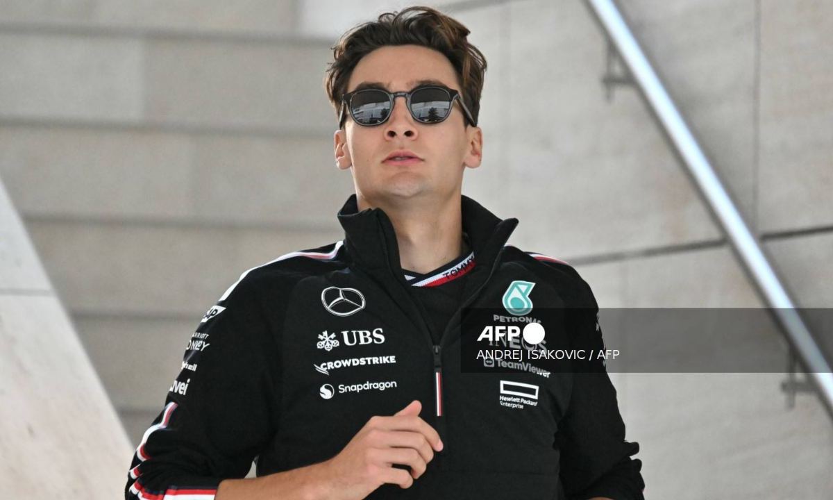 George Russell (Mercedes) saldrá desde la "pole position" en el Gran Premio de Qatar.