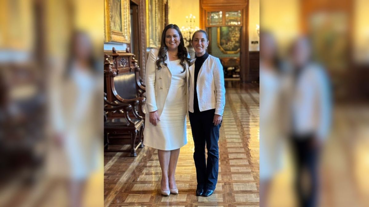 La senadora expriista, Cynthia López, publicó una foto con la presidenta de México, Claudia Sheinbaum en Palacio Nacional.