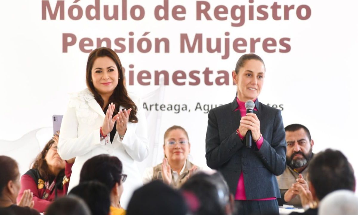 La gobernadora de Aguascalientes y la presidenta de México