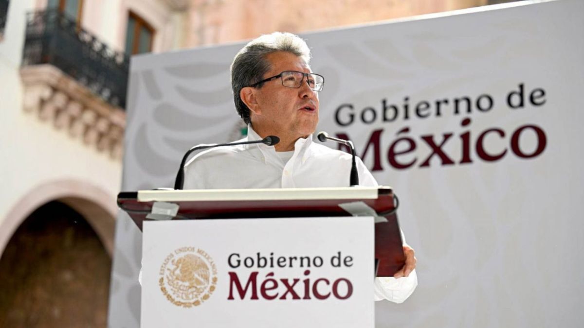 Ricardo Monreal en la coordinación de Morena en la Camara de Diputados.