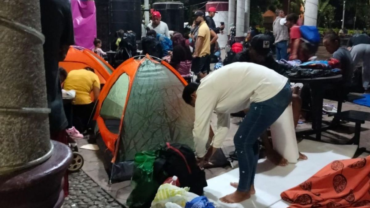 Dos caravanas de migrantes salieron de forma simultánea de Chiapas con destino a Estados Unidos, con aproximadamente tres mil 300 extranjeros.