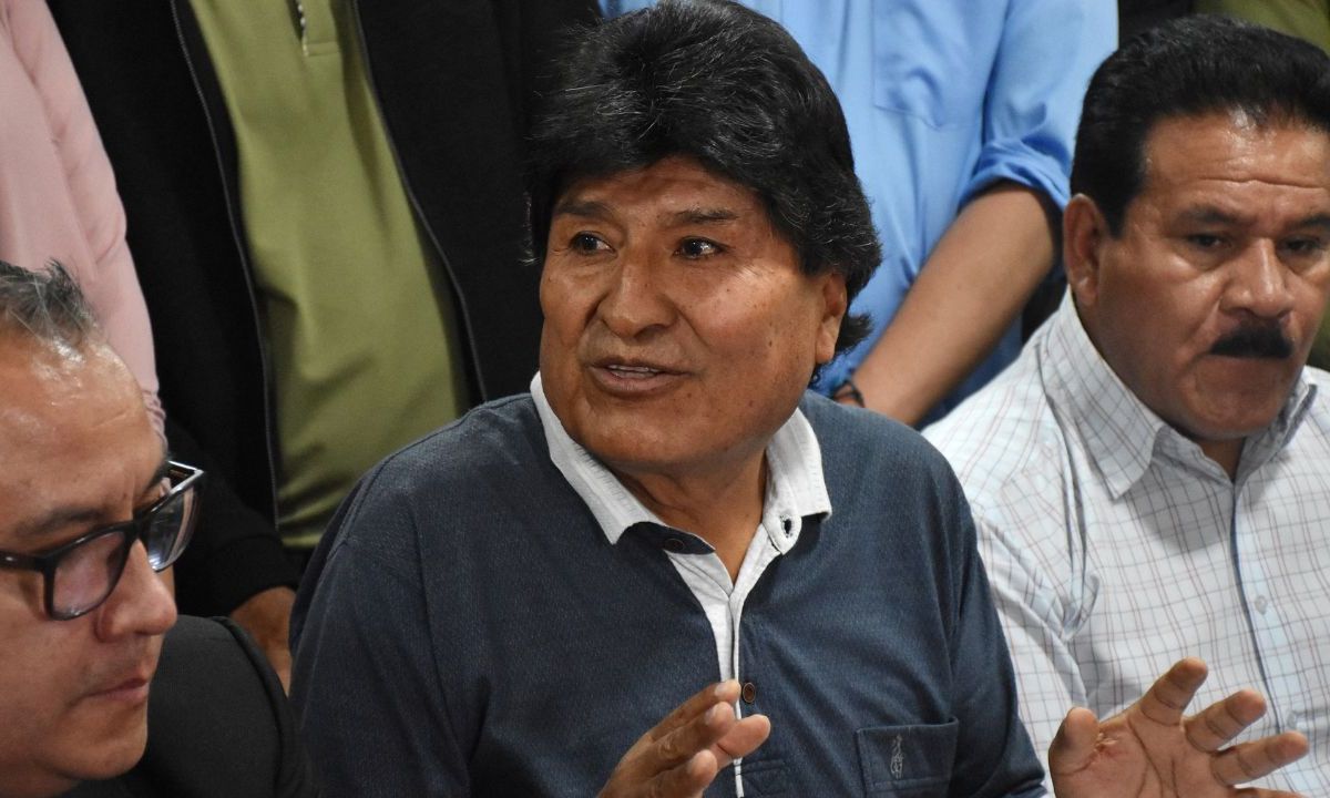 El expresidente Evo Morales en diálogo