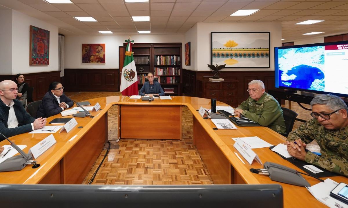 "En compañía de integrantes del Gabinete y la gobernadora de Guerrero, Evelyn Salgado, encabecé la reunión virtual", dijo la presidenta de México en sus redes