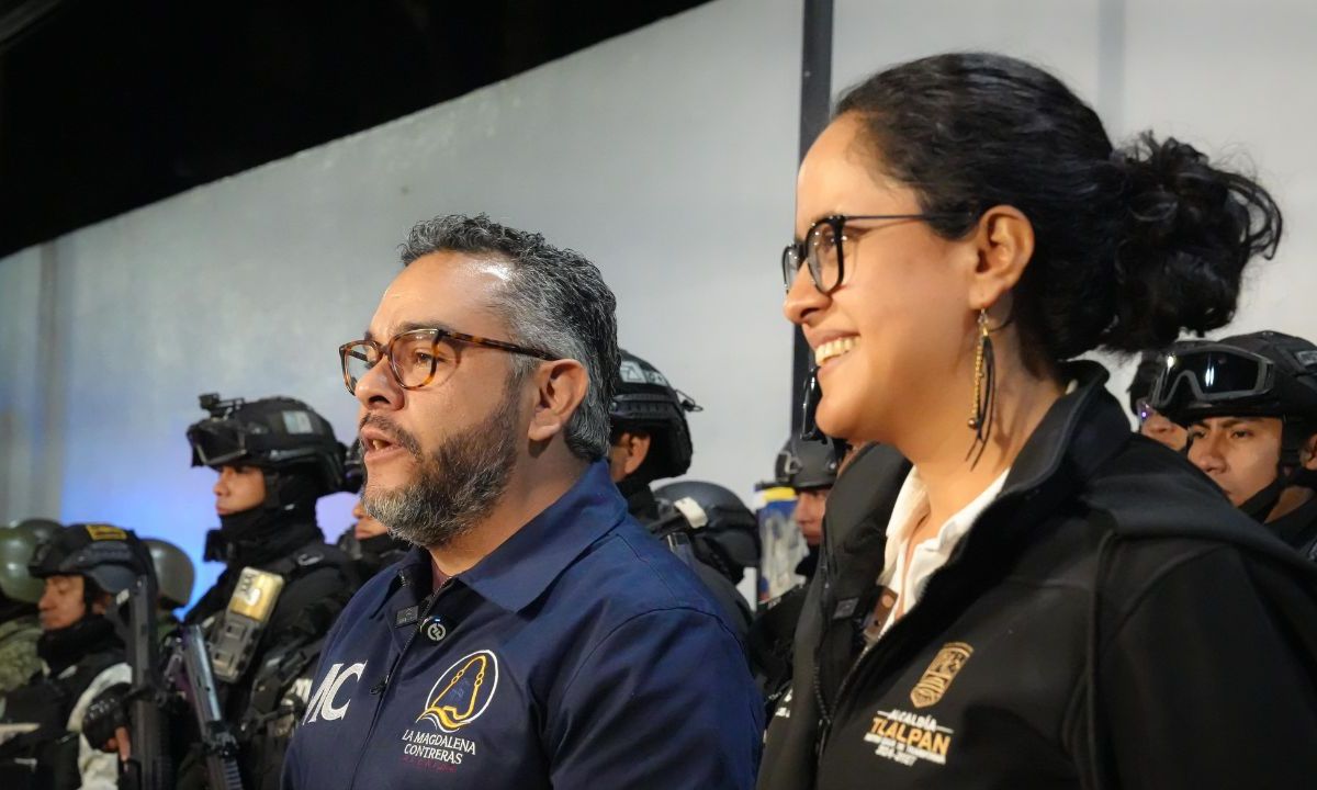 Gabriela Osorio y José Fernando Mercado encabezaron el inicio del programa conjunto de seguridad "Transformando Nuestra Casa Segura".