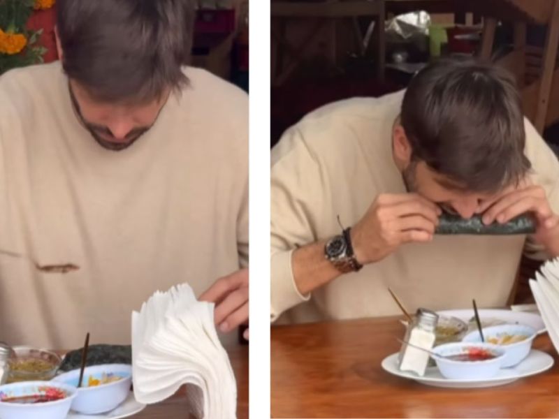 ¡Con o sin queso! Captan a Piqué comiendo quesadillas en La Marquesa