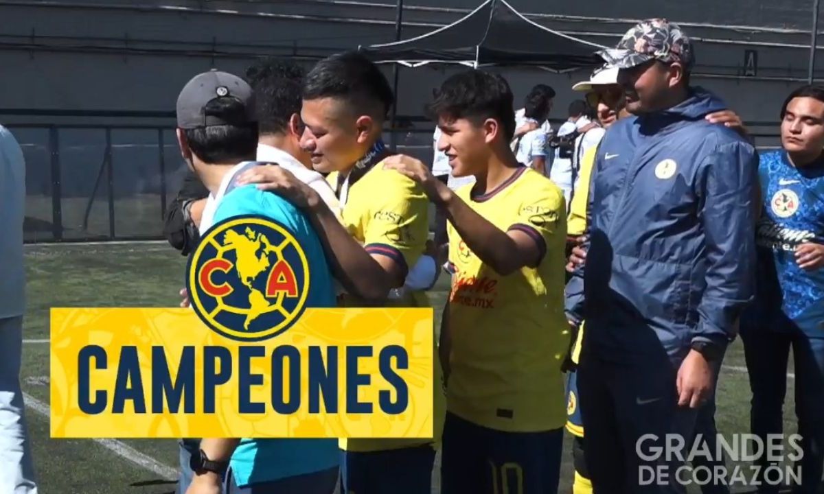 América se corona campeón del futbol para débiles visuales