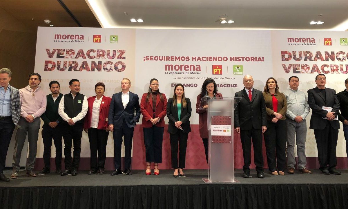 En Durango y Veracruz, coalición Morena, PT y Verde: Alcalde