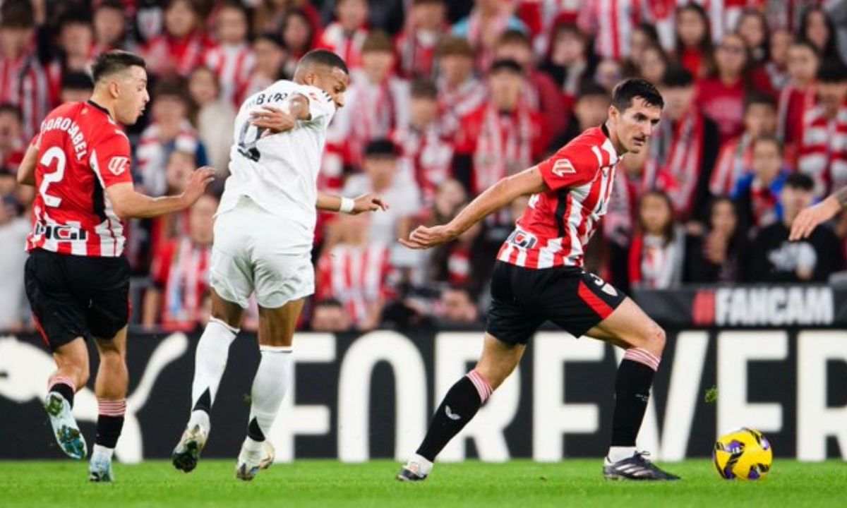 Real Madrid pierde contra el Athletic Club en San Mamés; Mbappé erró un penal.