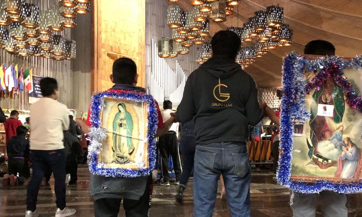 Al corte de las 10 horas de este miércoles 10 de diciembre, 3 millones 300 mil peregrinos acudieron a la Basílica de Guadalupe