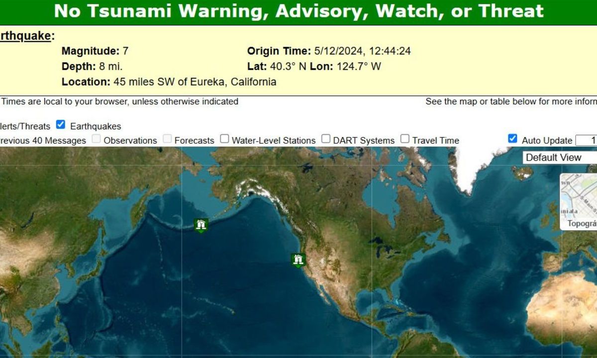 cancelan alerta de tsunami en California