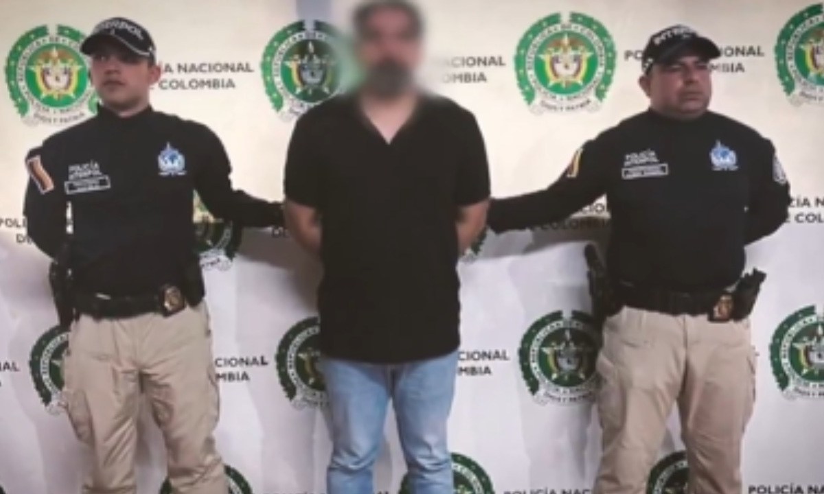 La detención la realizó la Policía de Colombia en el municipio de Floridablanca, en Santander.