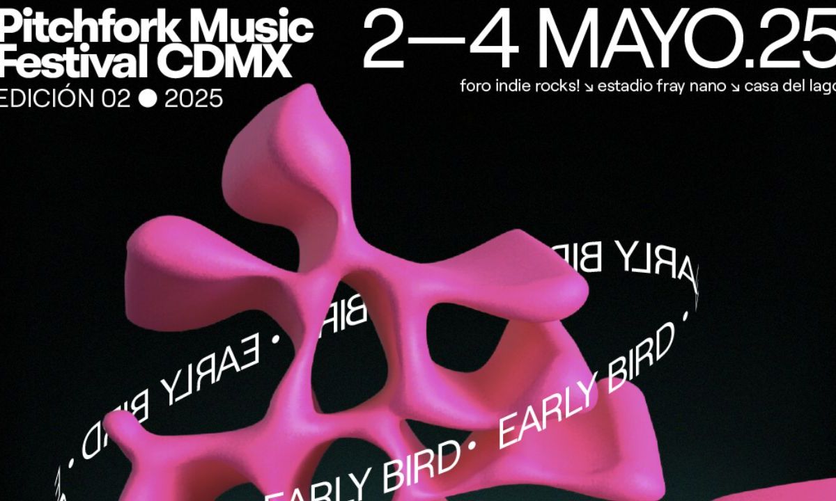 Primer cartel del Pitchfork Music Festival CDMX que se realizará en 2025.