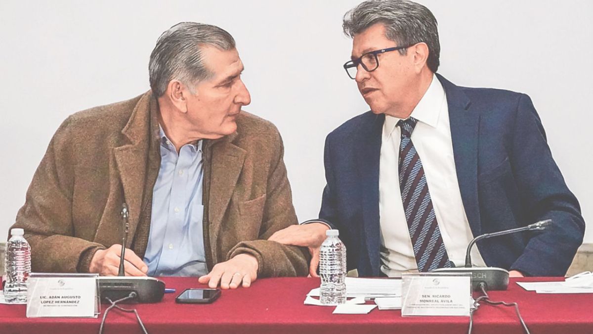 Adán Augusto López y Ricardo Monreal, coordinadores de Morena en las Cámaras, entraron en una etapa de confrontación abierta.