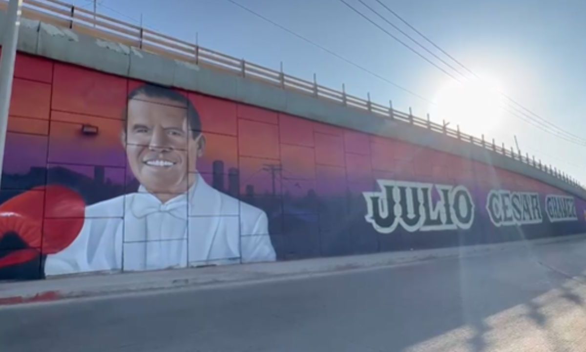 Tijuana se embellece con un homenaje a la leyenda del boxeo mexicano Julio César Chávez.