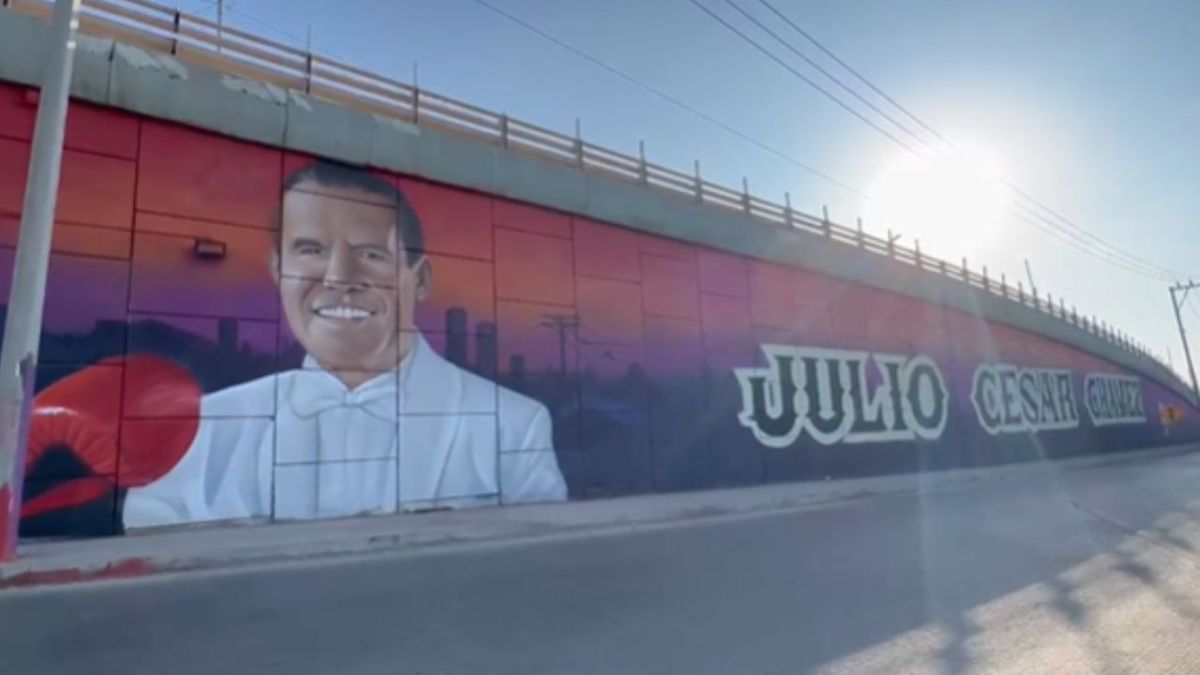 Tijuana se embellece con un homenaje a la leyenda del boxeo mexicano Julio César Chávez.