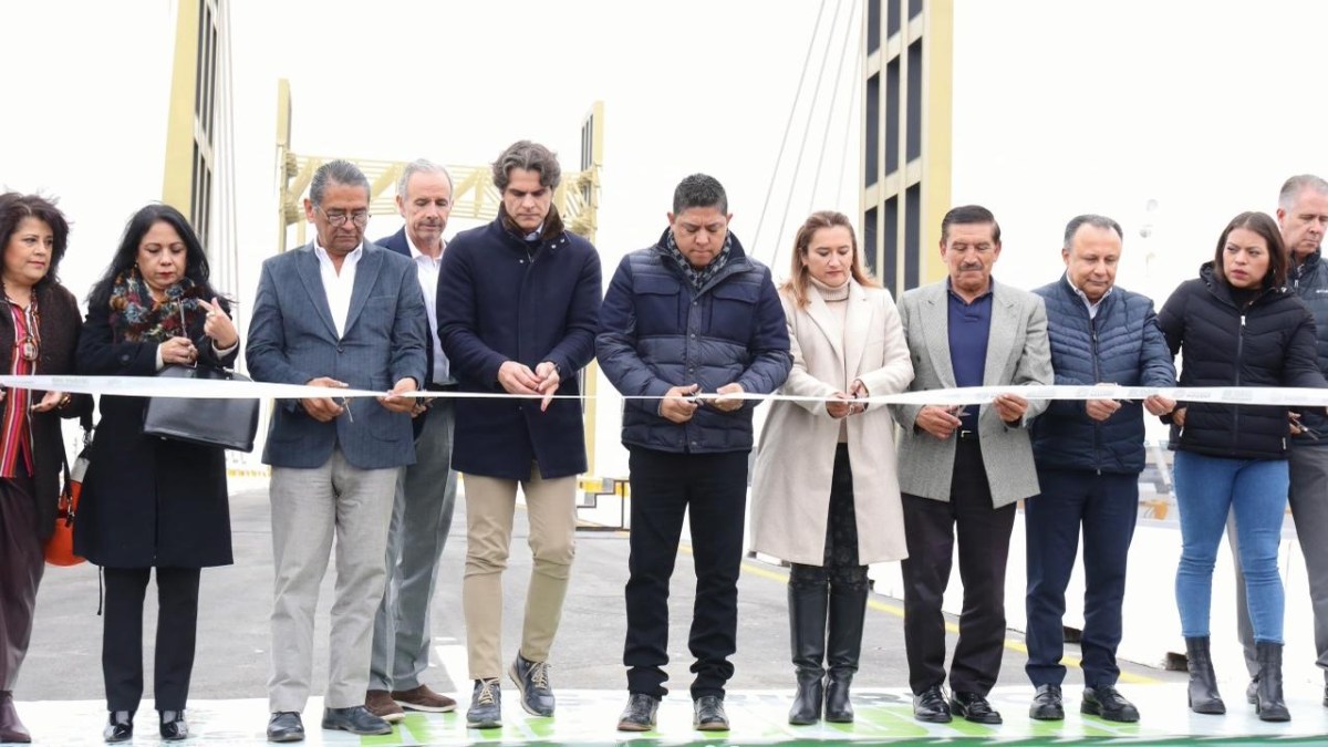 Foto: Especial/ Paso superior vehicular de Circuito Potosí a la altura de Coronel Romero