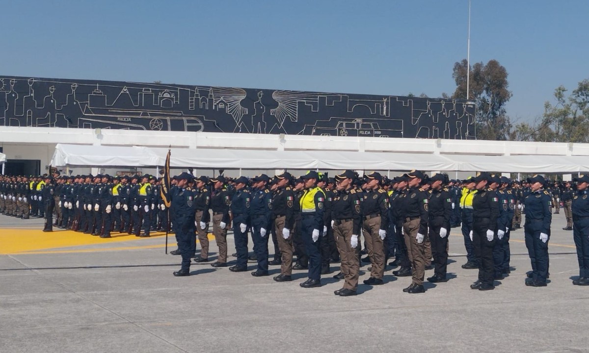 Foto: Ángel Ortiz / 463 elementos de la Universidad de Policía