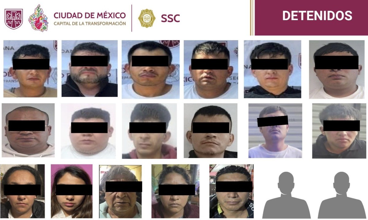 Detenidos en Coyoacán