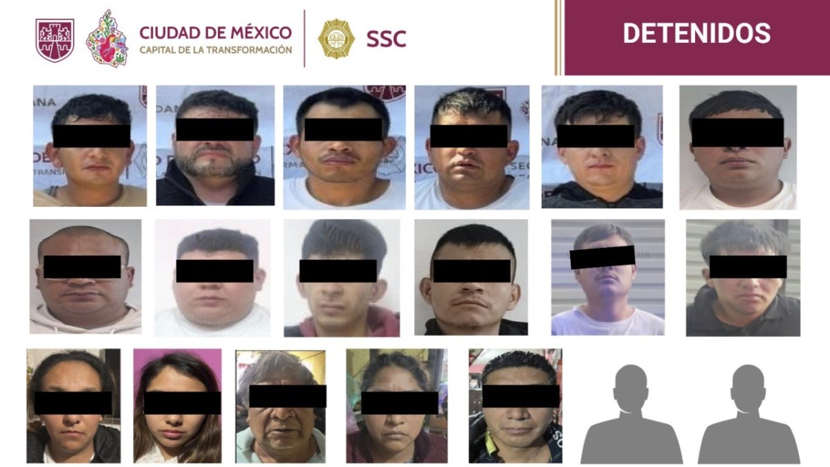 Detenidos en Coyoacán