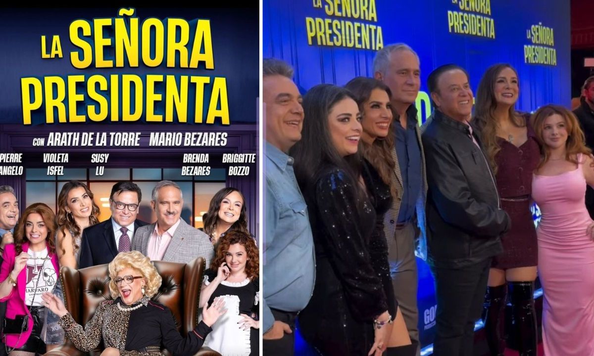 La polémica obra de teatro, La Señora Presidenta, se estrena en la CDMX con unu función de prensa y alfombra roja en el Teatro México.