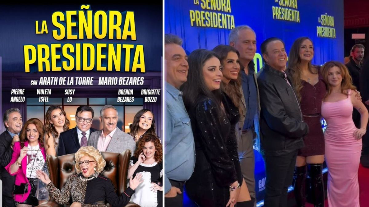 La polémica obra de teatro, La Señora Presidenta, se estrena en la CDMX con unu función de prensa y alfombra roja en el Teatro México.