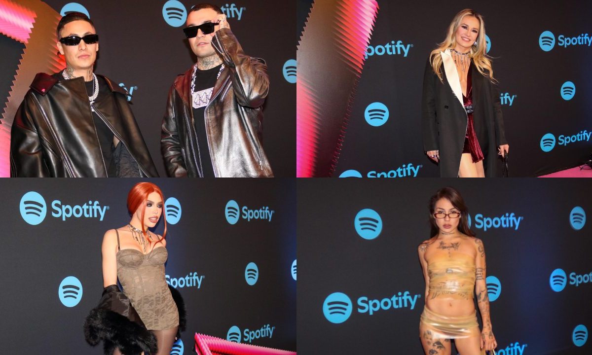 Celebridades como Alemán, Gera MX, María José, Yeri Mua, EMJAY, entre otros en la Gala de fin de año de Spotify.